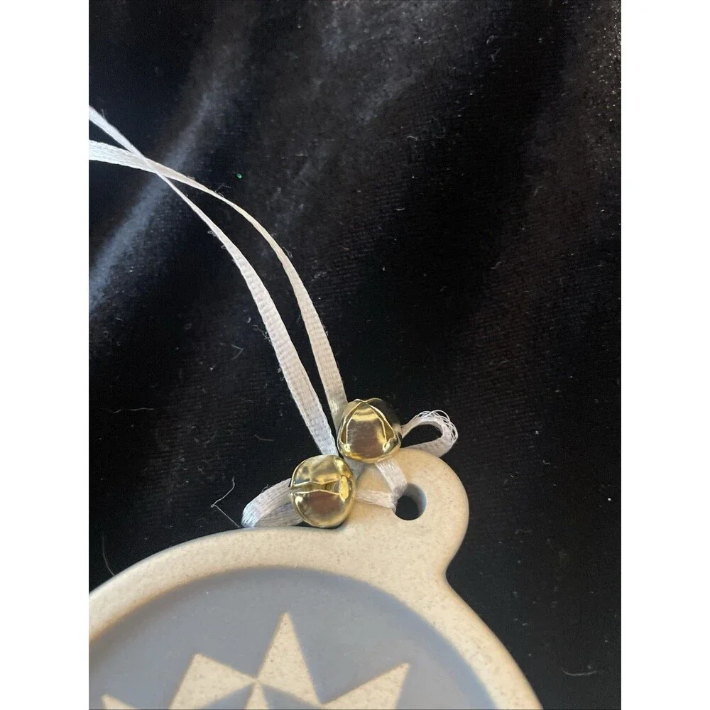 Set of 2 Ceramic Ornaments Missouri Star Quilt Co Christmas Ornaments